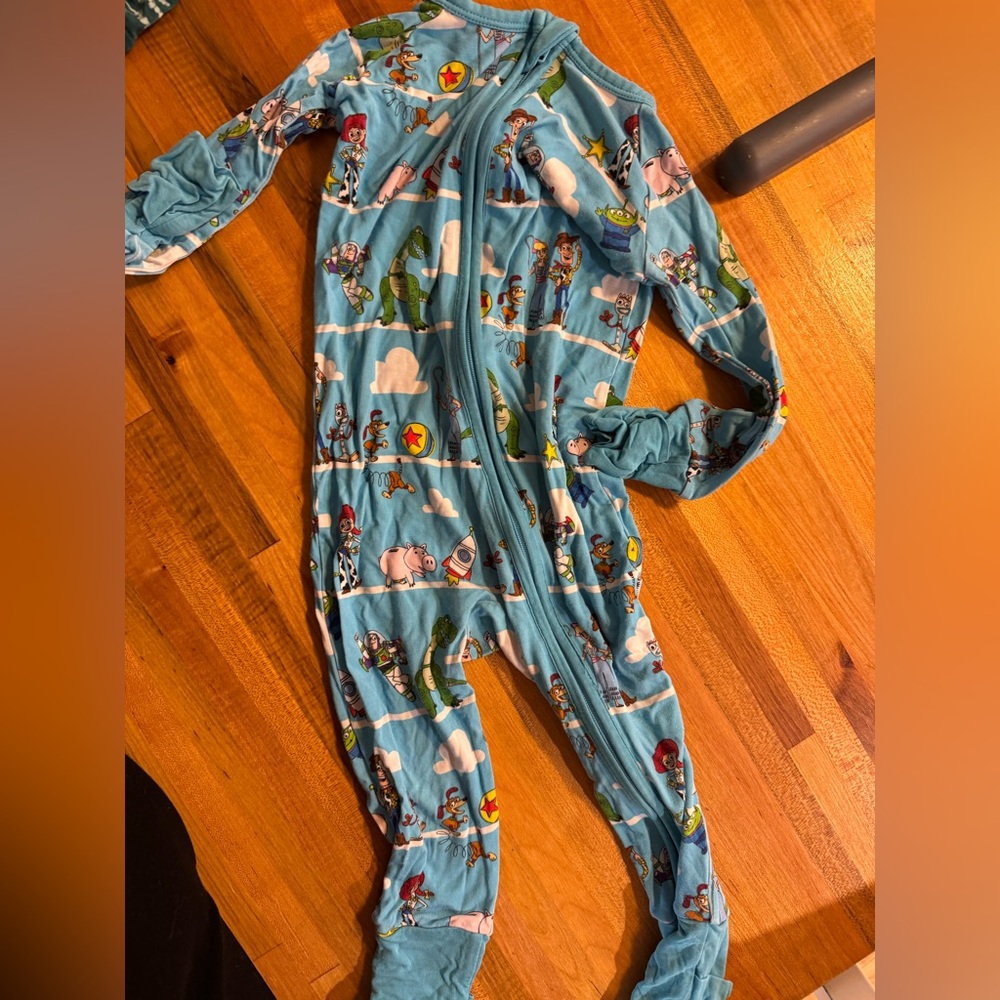 Little Sleepies Limited Edition Toy Story Bamboo Zippy. Size 12-18 months.
